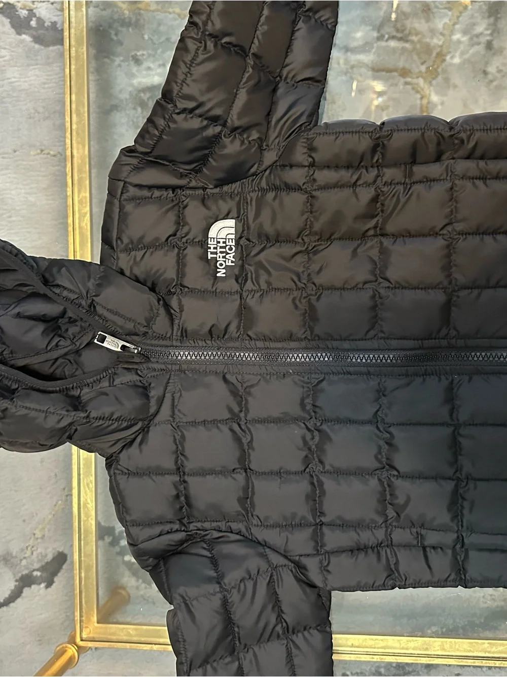The North Face Kids Black Quilted Packable Puffer Jacket